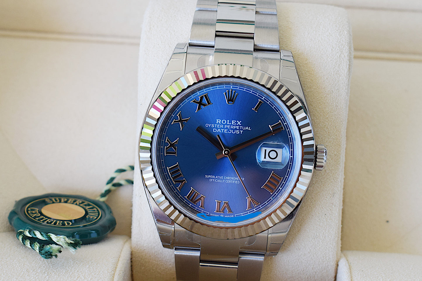 Rolex Datejust, con caja y garantía