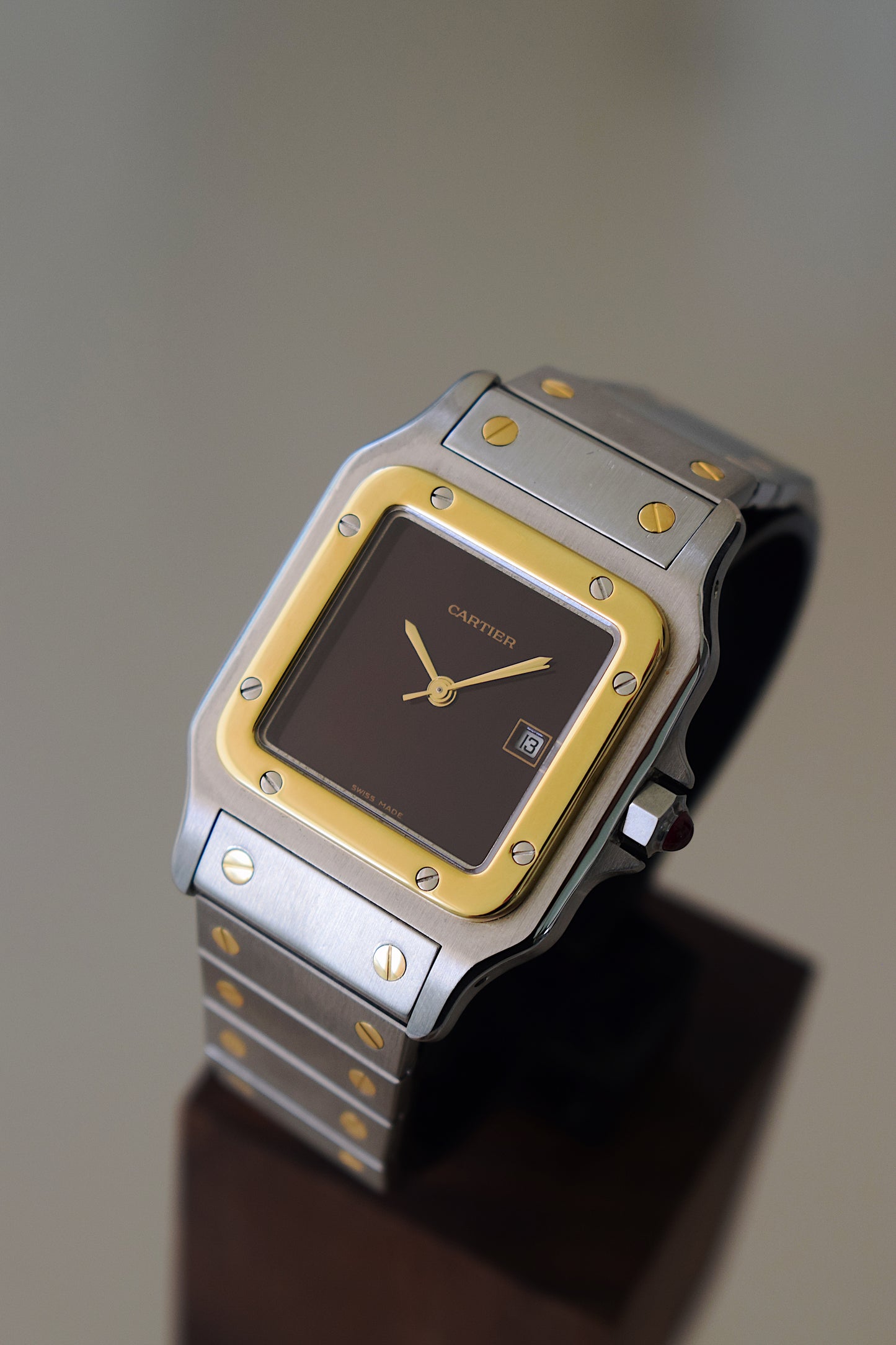 Cartier Santos 2961 Burgundy