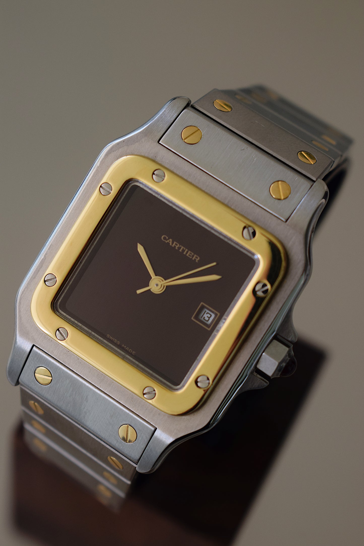 Cartier Santos 2961 Burgundy