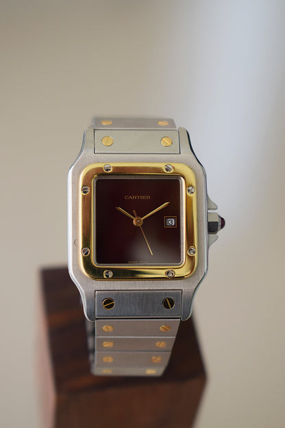Cartier Santos 2961 Burgundy