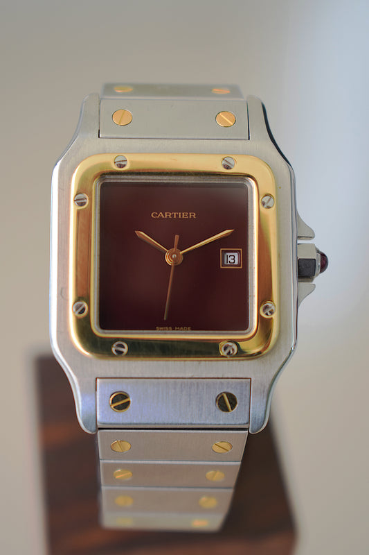 Cartier Santos 2961 Burgundy