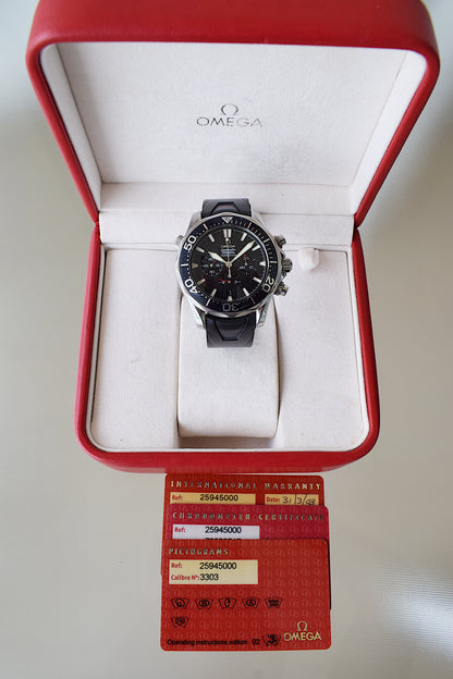 Omega Seamaster Professional America's Cup Chronograph, full set