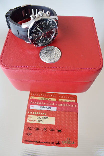 Omega Seamaster Professional America's Cup Chronograph, full set