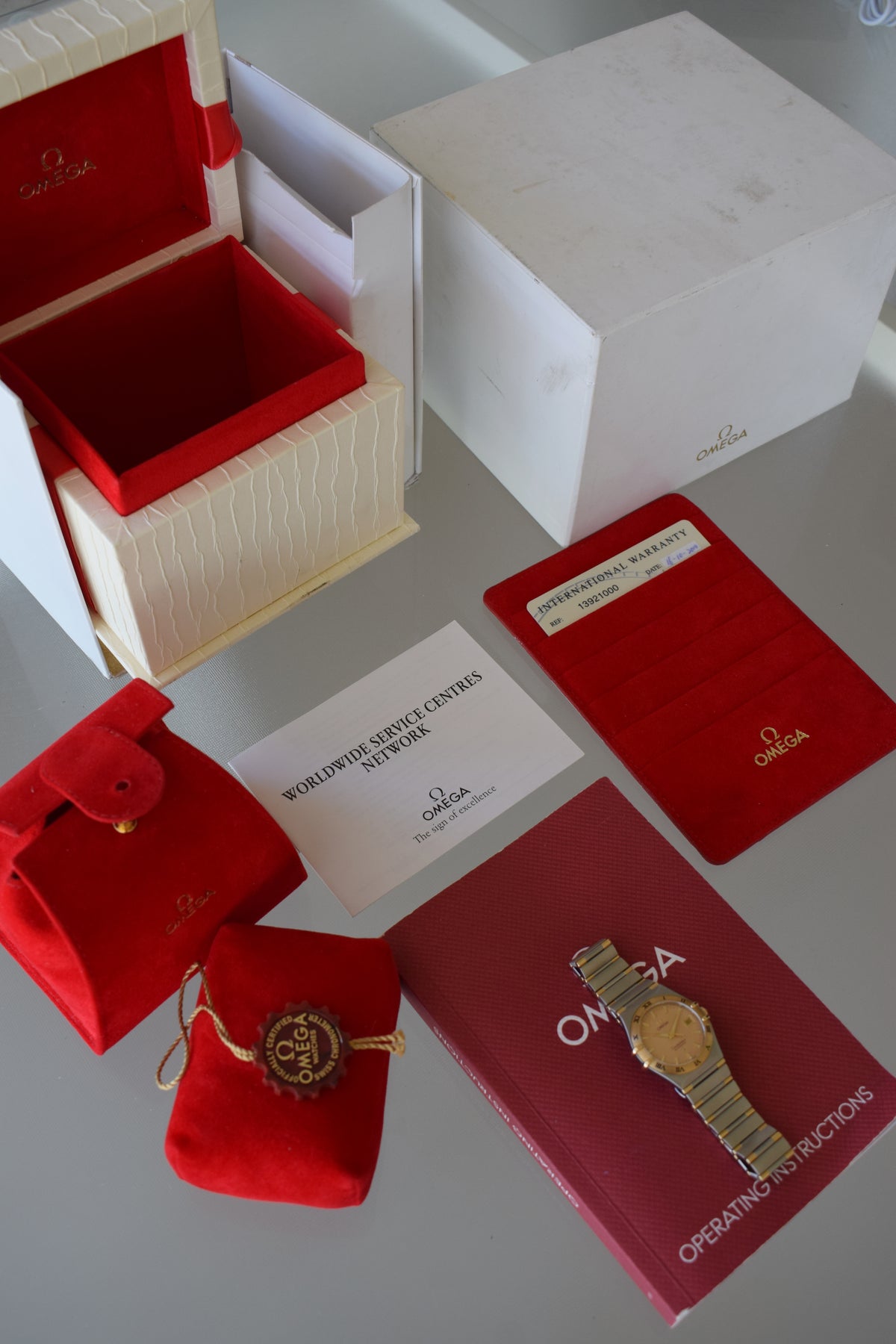 Omega Constellation Lady, Full Set