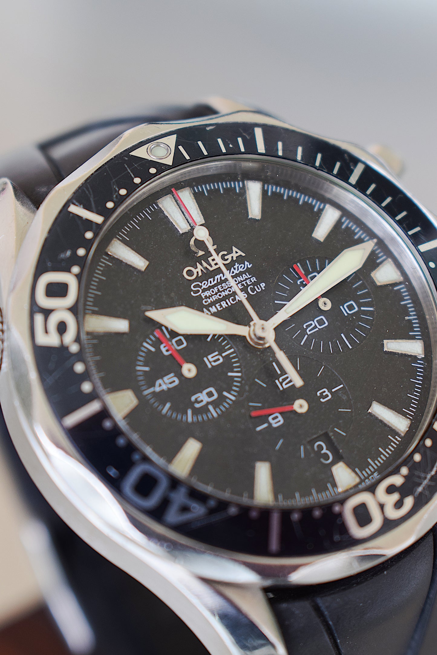 Omega Seamaster Professional America's Cup Chronograph, full set