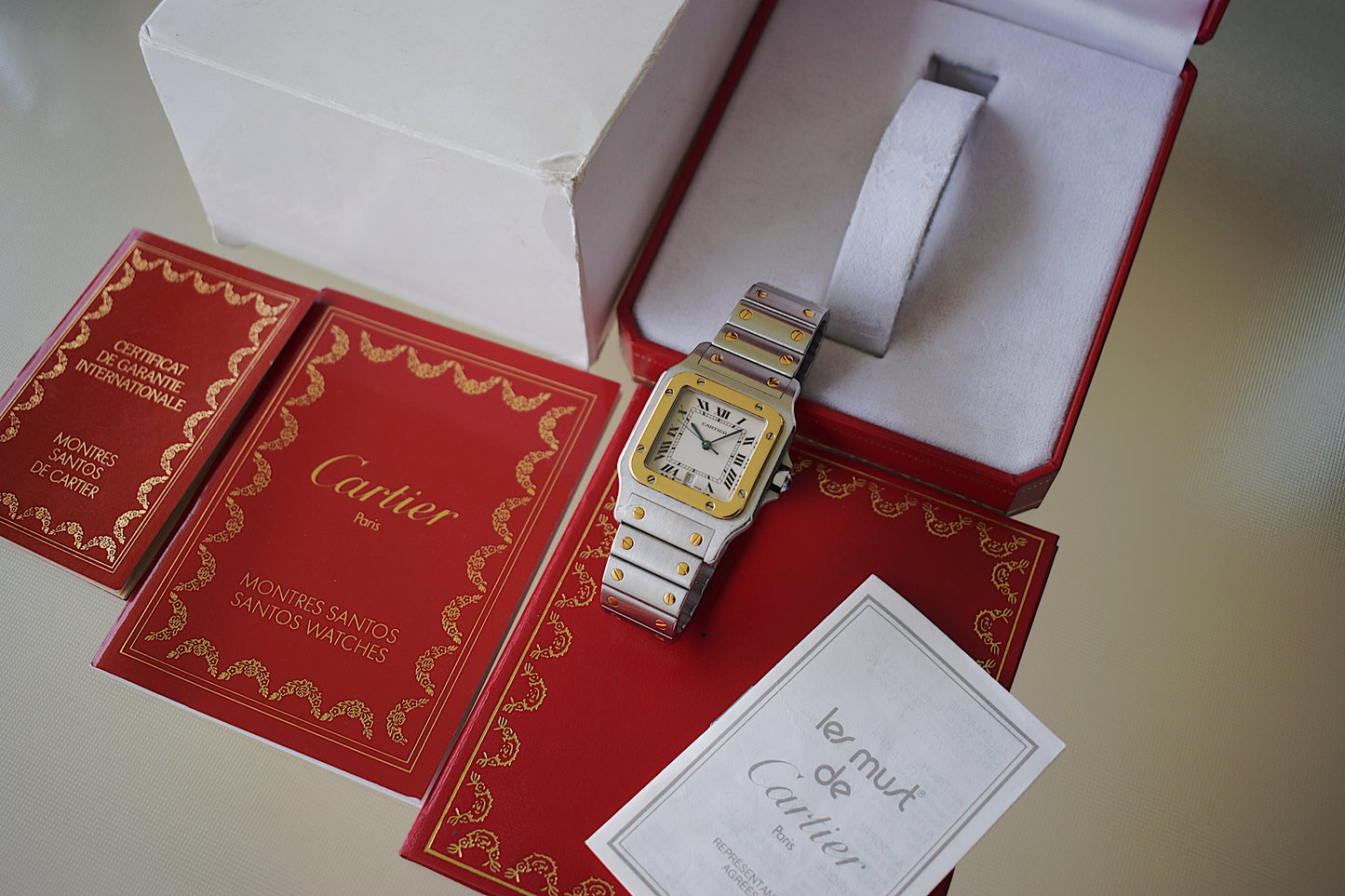 Cartier Santos Galbé Quartz