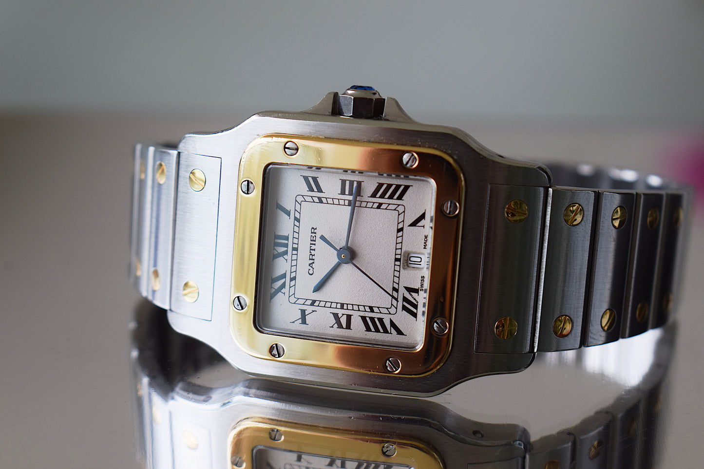 Cartier Santos Galbé Quartz