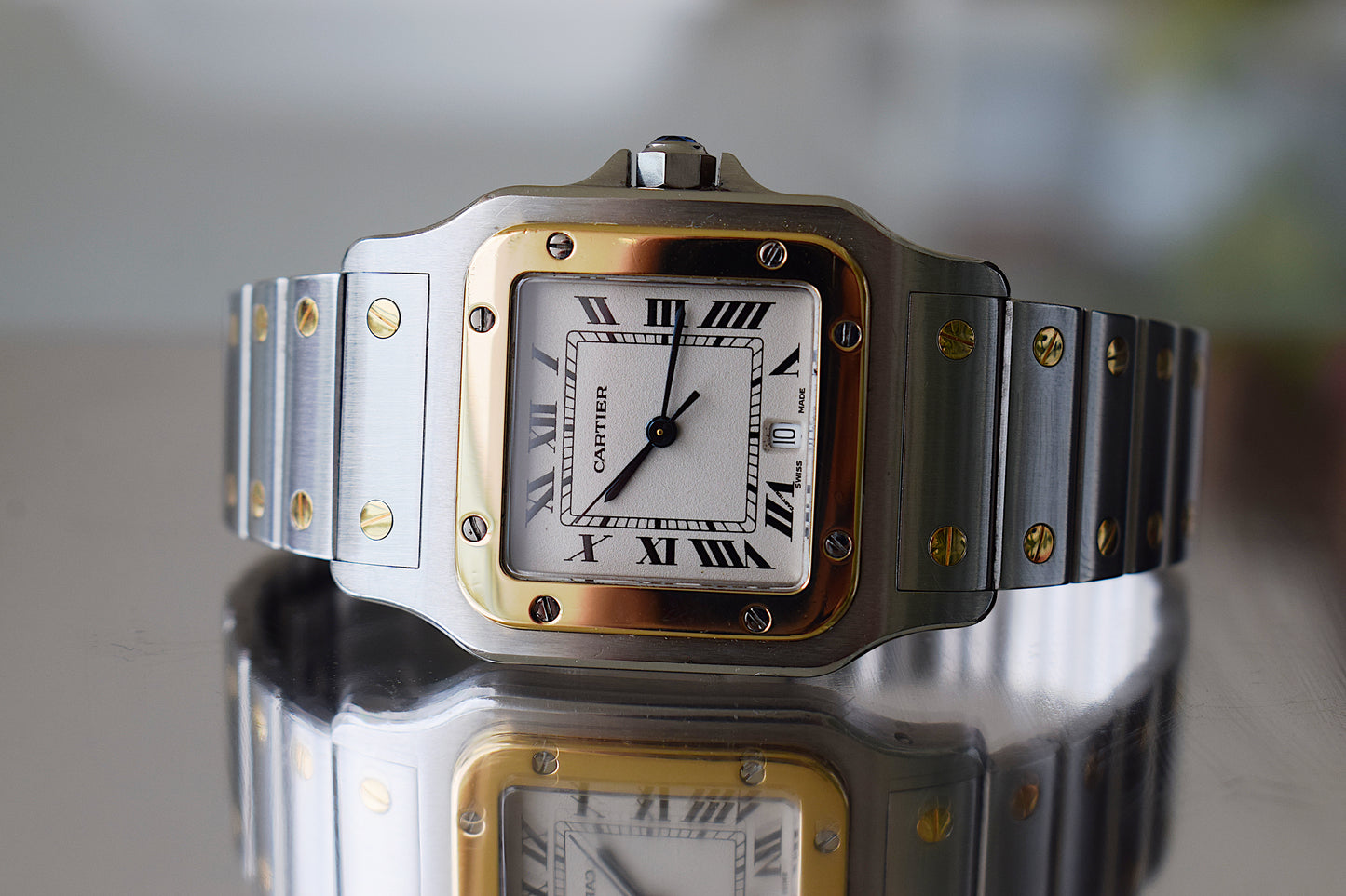 Cartier Santos Galbé Quartz