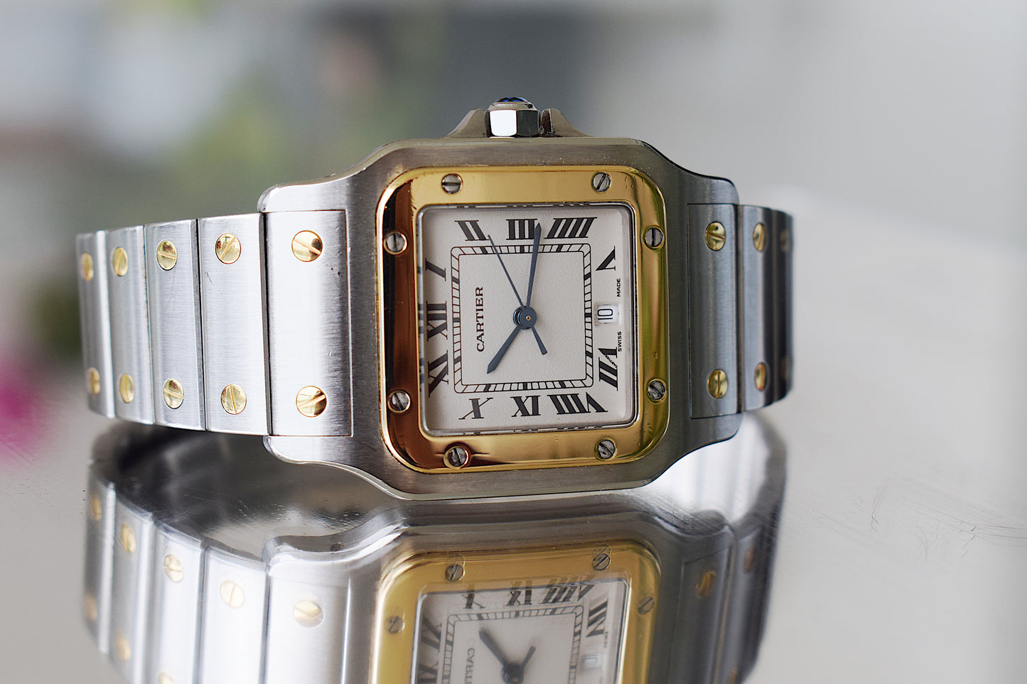 Cartier Santos Galbé Quartz