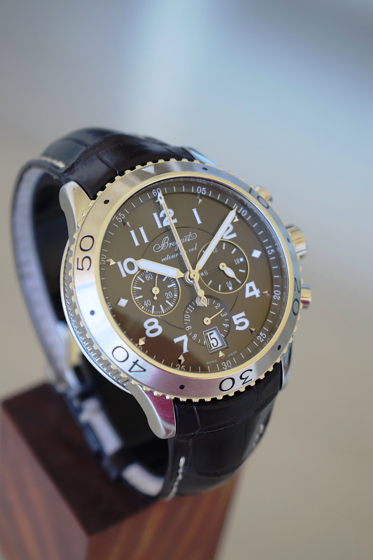 Breguet Flyback Type XXI, con garantía