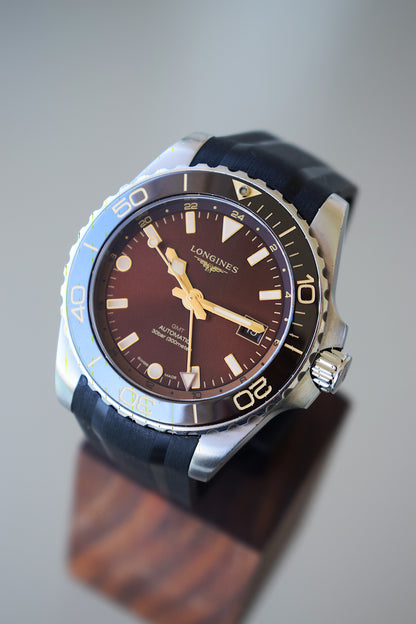 Longines Hydroconquest Gmt, Brown Dial, Full Set