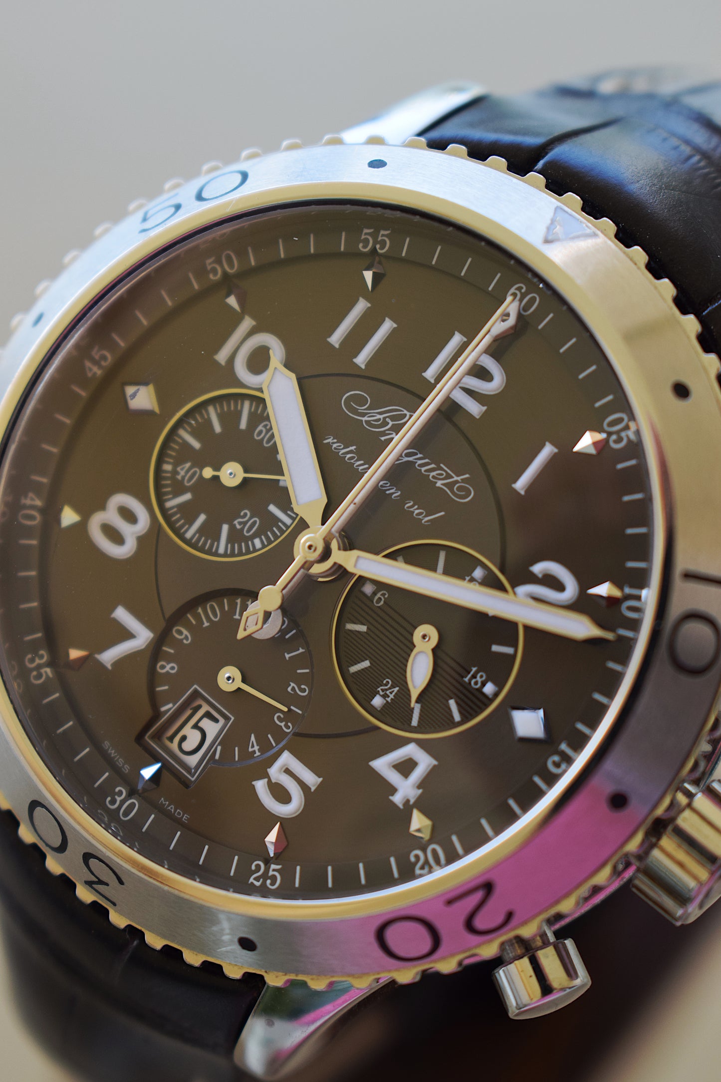 Breguet Flyback Type XXI, con garantía