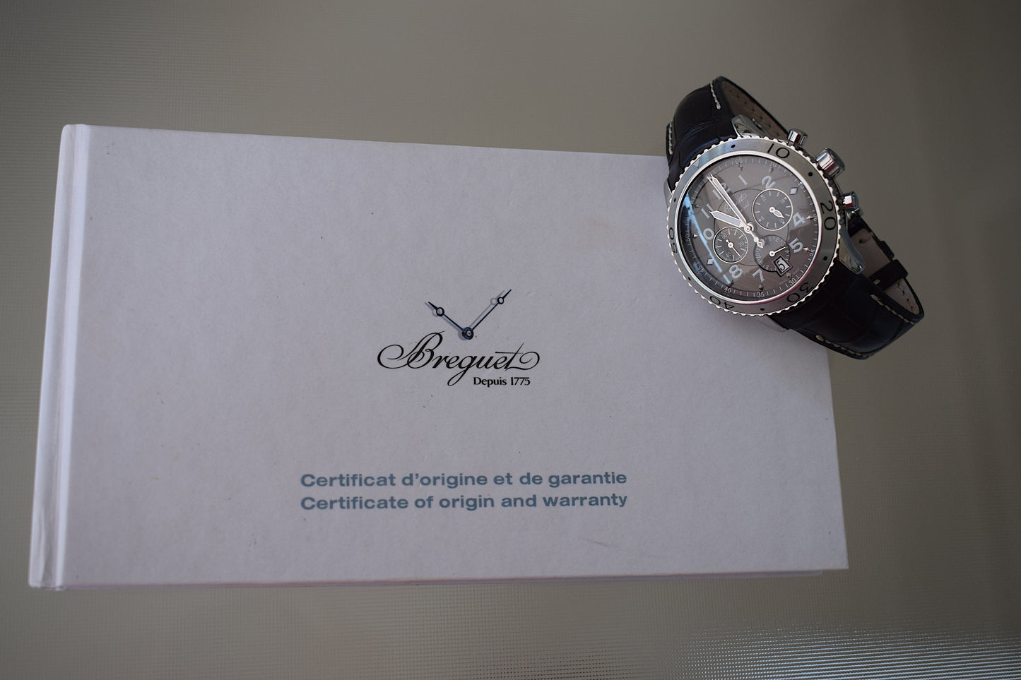 Breguet Flyback Type XXI, con garantía
