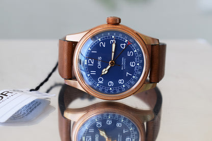 Oris Big Brown Pointer Date, Full Set, Nuevo