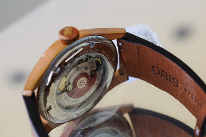 Oris Big Brown Pointer Date, Full Set, Nuevo