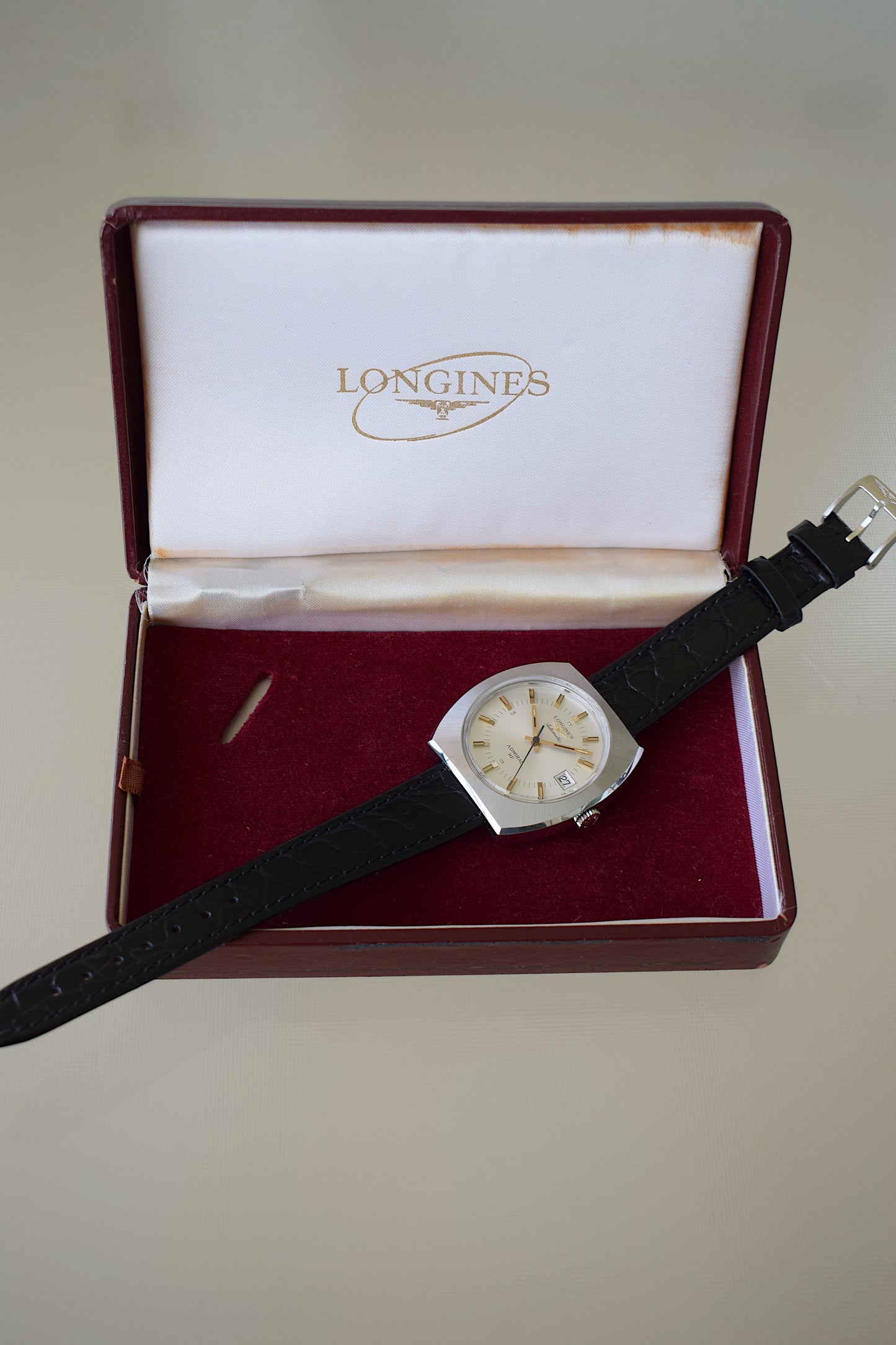 Longines Admiral HF, Nos, with box