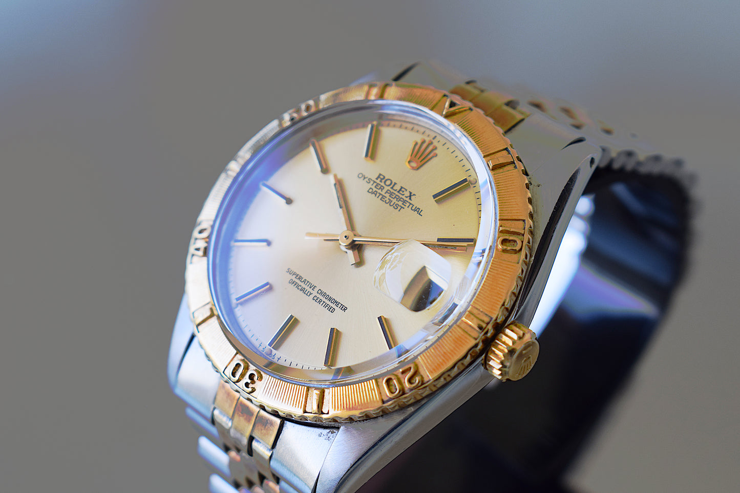 Rolex Datejust Turn-O-graph, caja y garantía