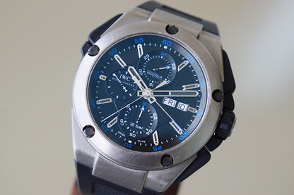 IWC Ingenieur Doble Chronograph Rattrapante, Full Set