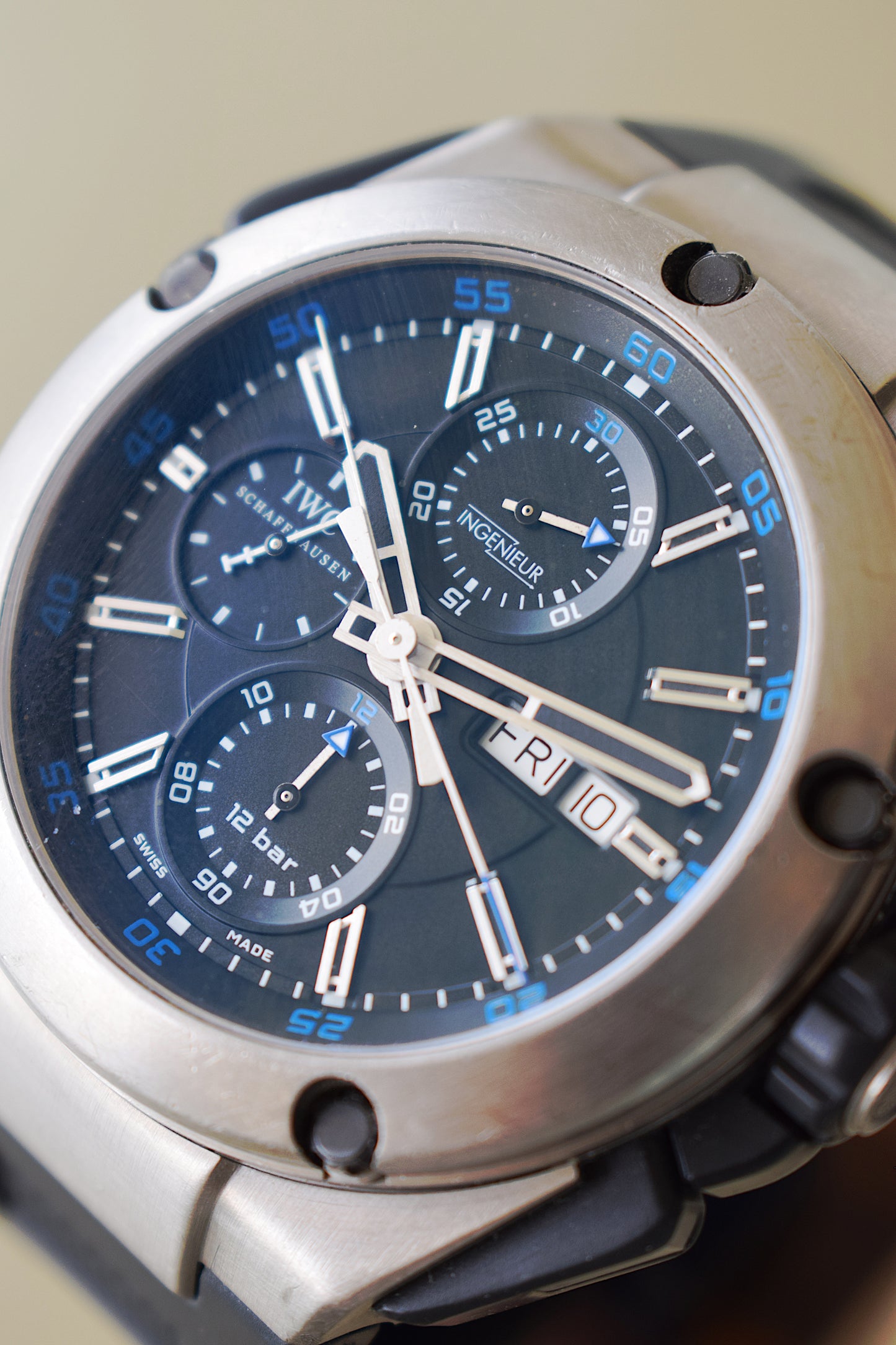 IWC Ingenieur Doble Chronograph Rattrapante, Full Set