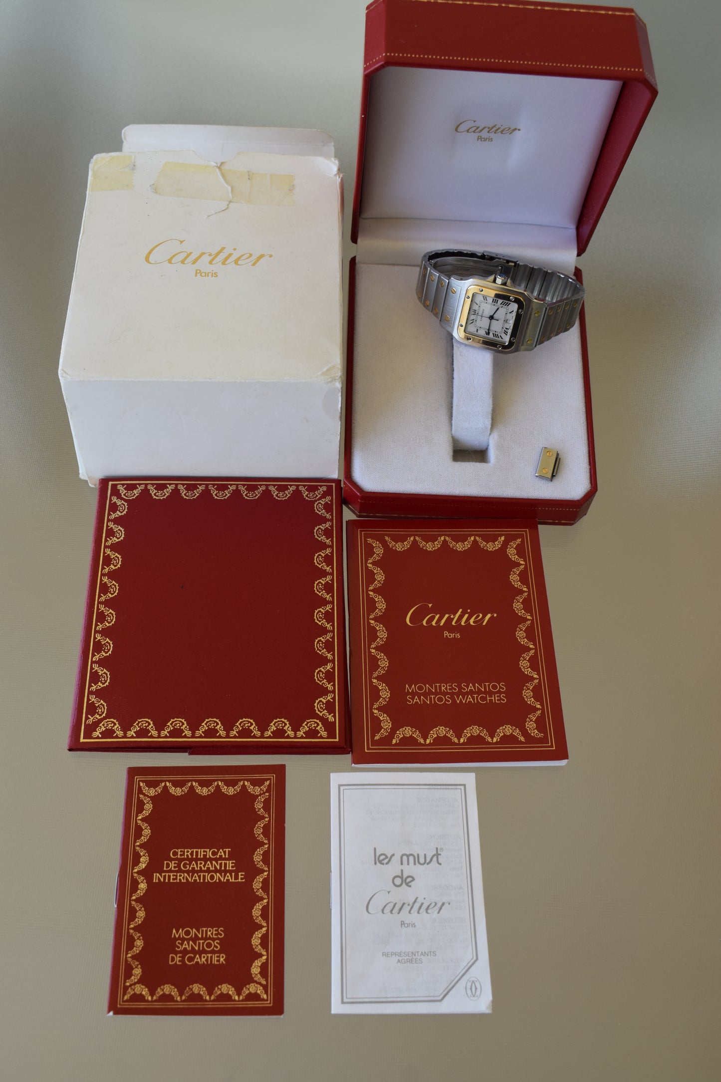 Cartier Santos Galbé Quartz