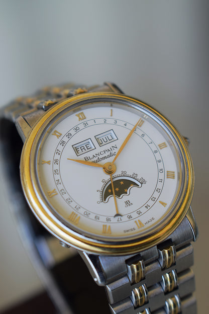 Blancpain Villeret Moonphase Triple Date, con papel