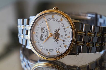 Blancpain Villeret Moonphase Triple Date, con papel