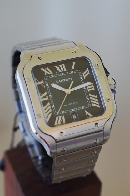 Cartier Santos WSSA0062 Green, Full Set