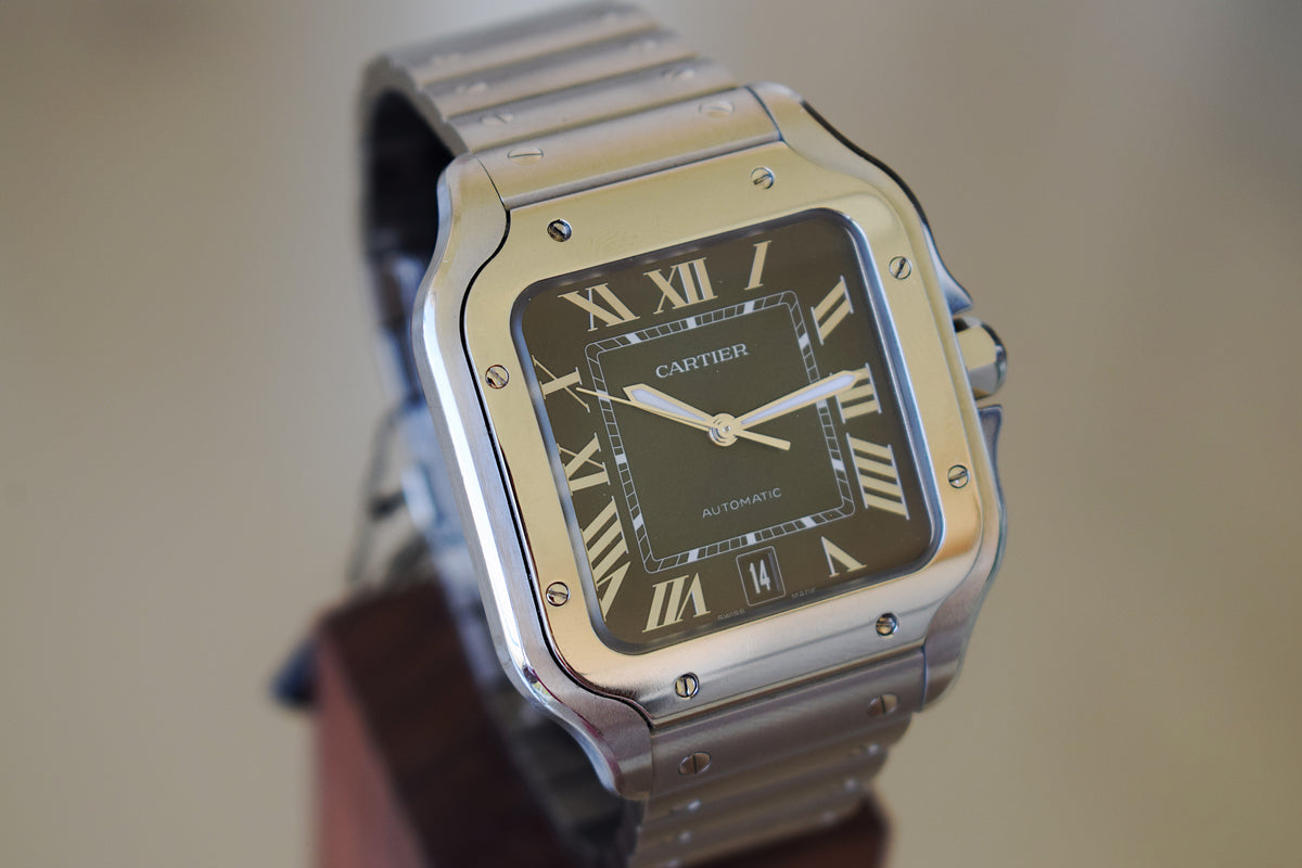 Cartier Santos WSSA0062 Green, Full Set