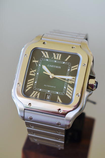 Cartier Santos WSSA0062 Green, Full Set
