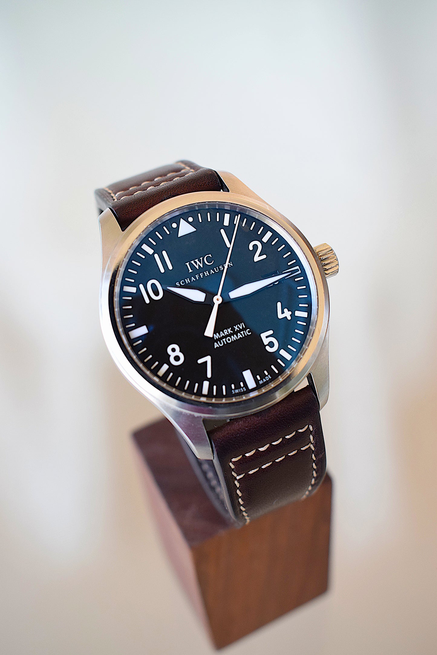 IWC Pilot Mark XVI, con caja y garantía