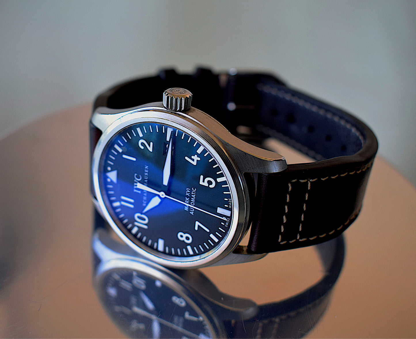 IWC Pilot Mark XVI, con caja y garantía