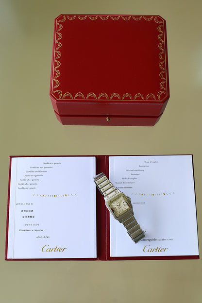 Cartier Santos 2319 Millennium dial, Full set