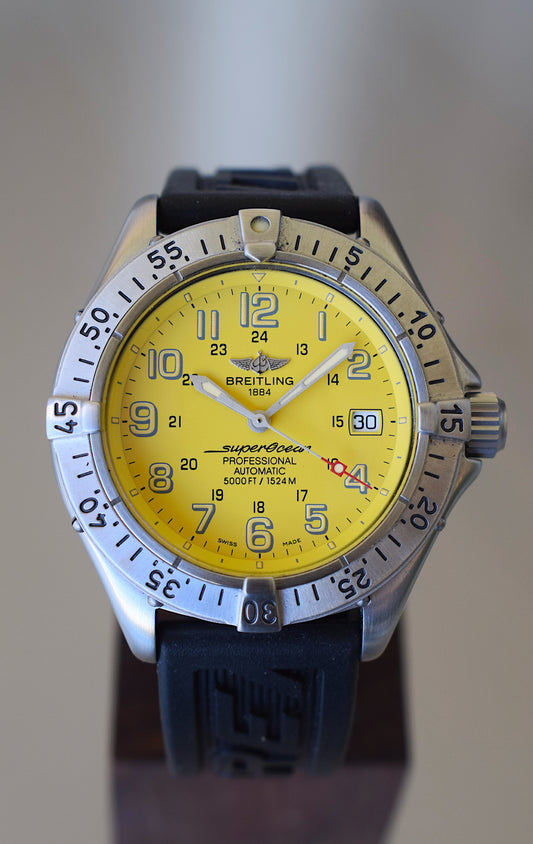 Breitling Superocean 5000 ft Automatic Yellow