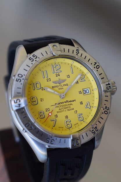 Breitling Superocean 5000 ft Automatic Yellow