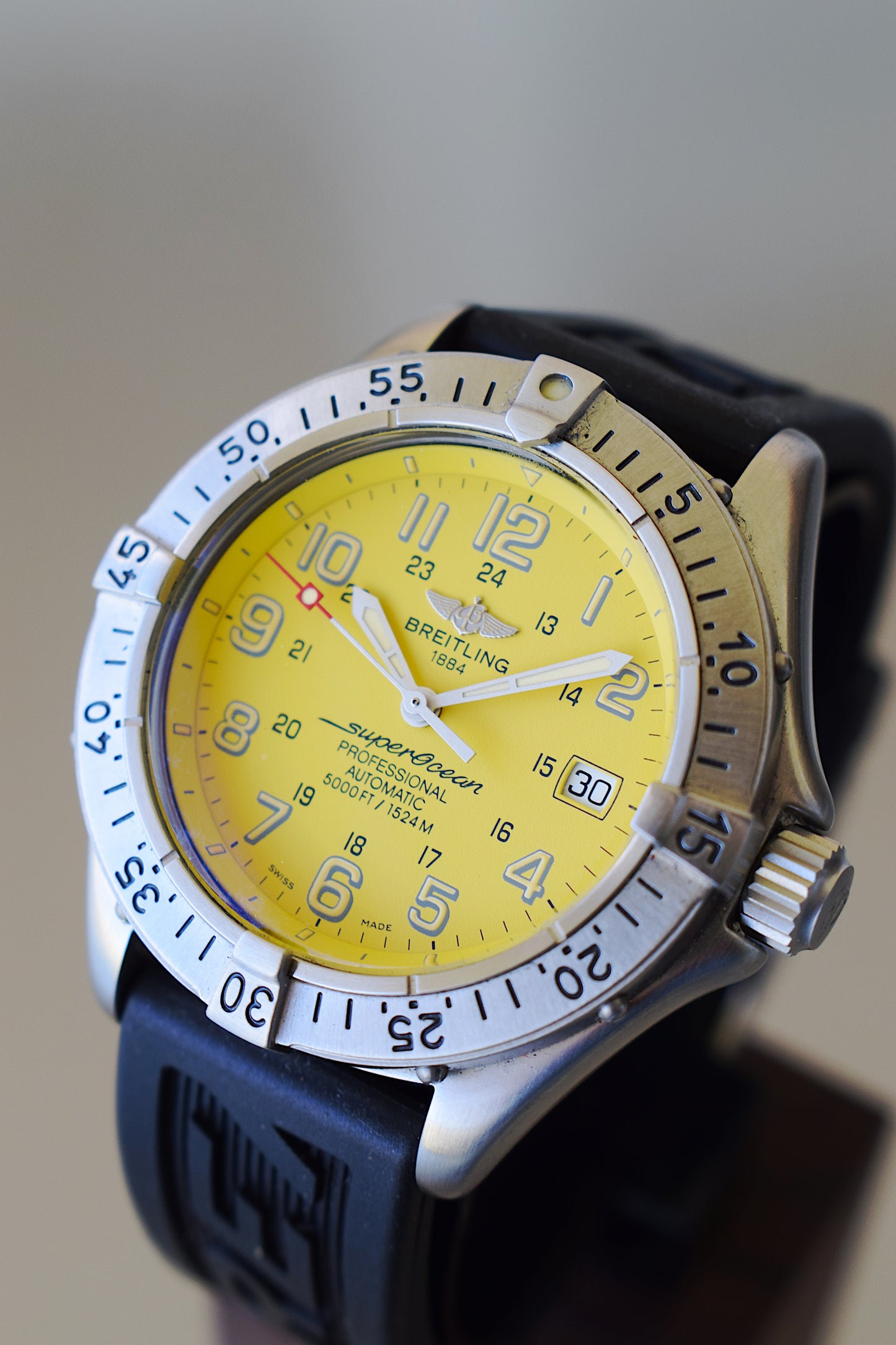 Breitling Superocean 5000 ft Automatic Yellow