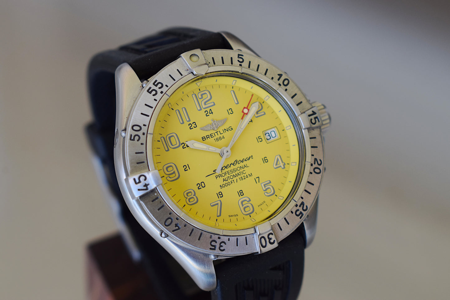 Breitling Superocean 5000 ft Automatic Yellow