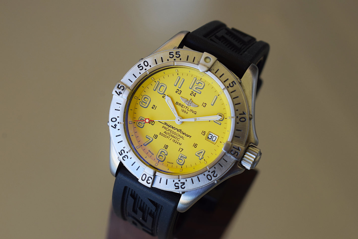Breitling Superocean 5000 ft Automatic Yellow