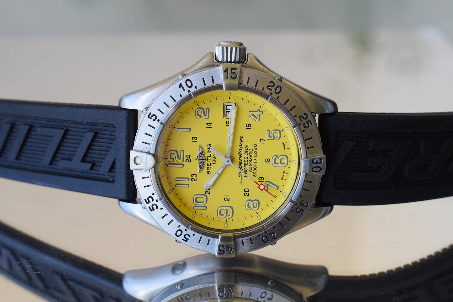 Breitling Superocean 5000 ft Automatic Yellow