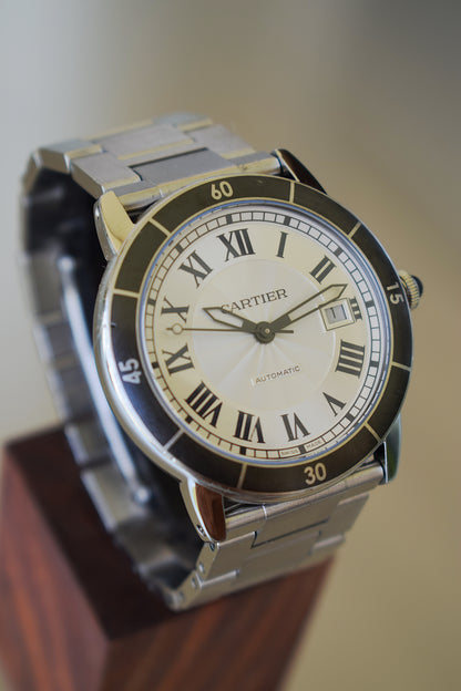 Cartier Ronde Croisière de Cartier, caja y papell