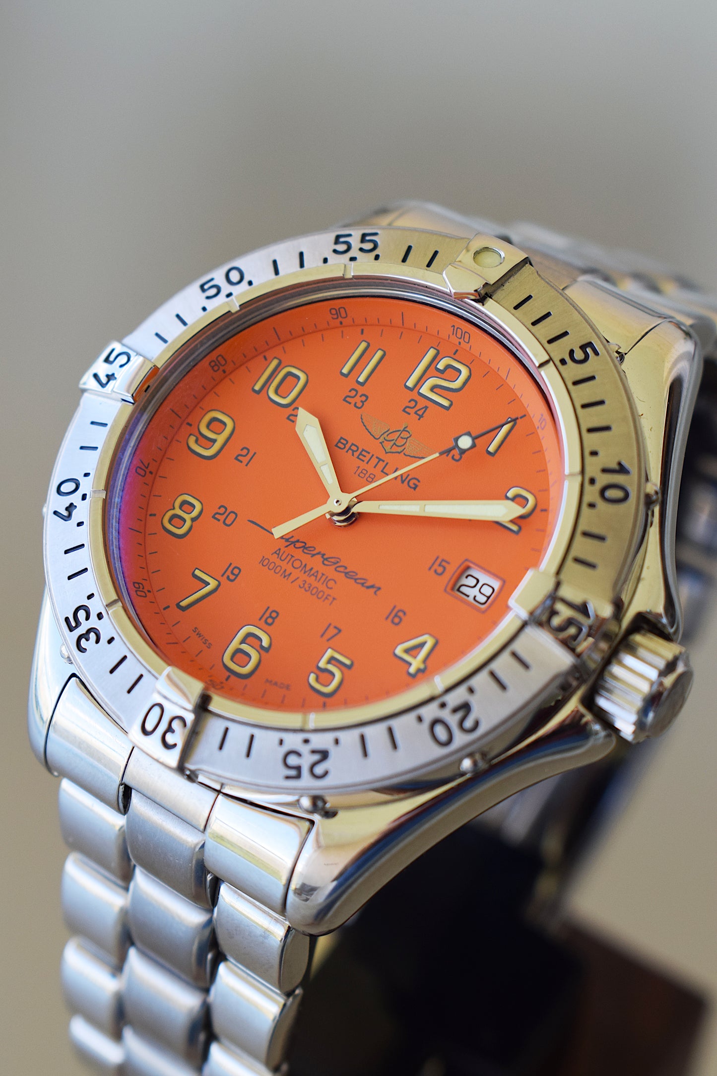 Breitling Superocean 1000 mt Automatic  Orange