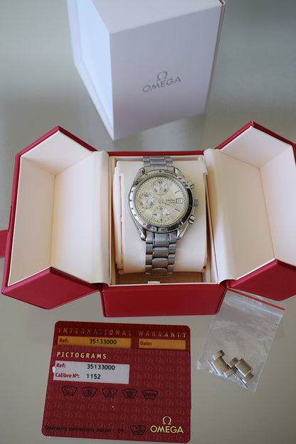 Omega SpeedMaster, box and warranty