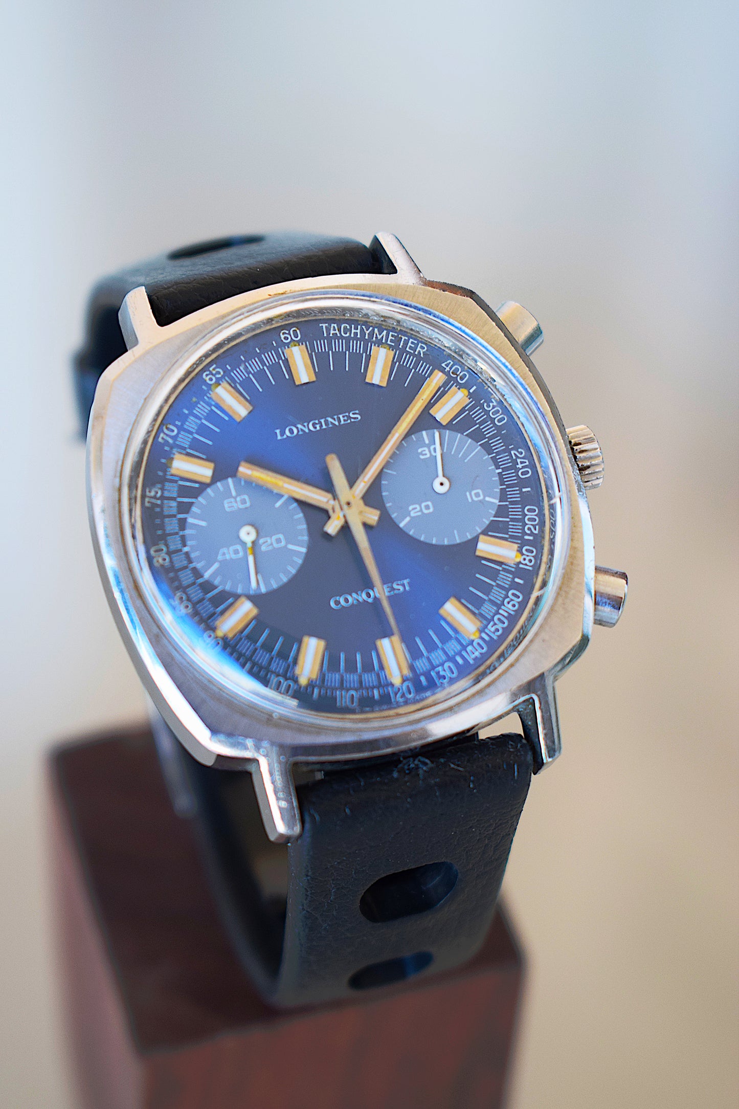 Longines Conquest Flyback 1543-1, con caja y garantía