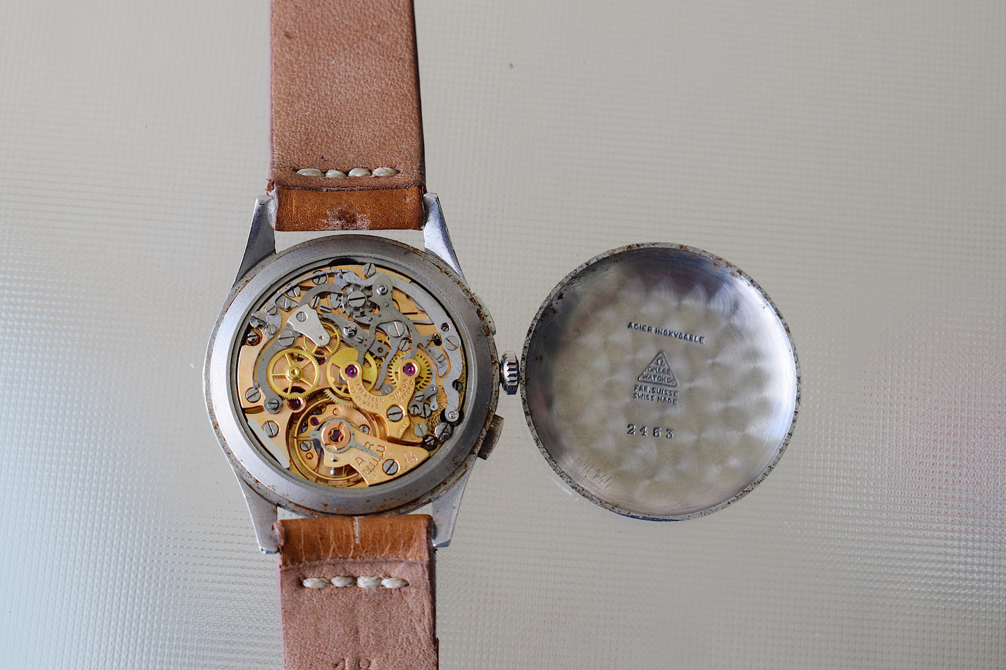Omega Chronograph cal. 320, con caja