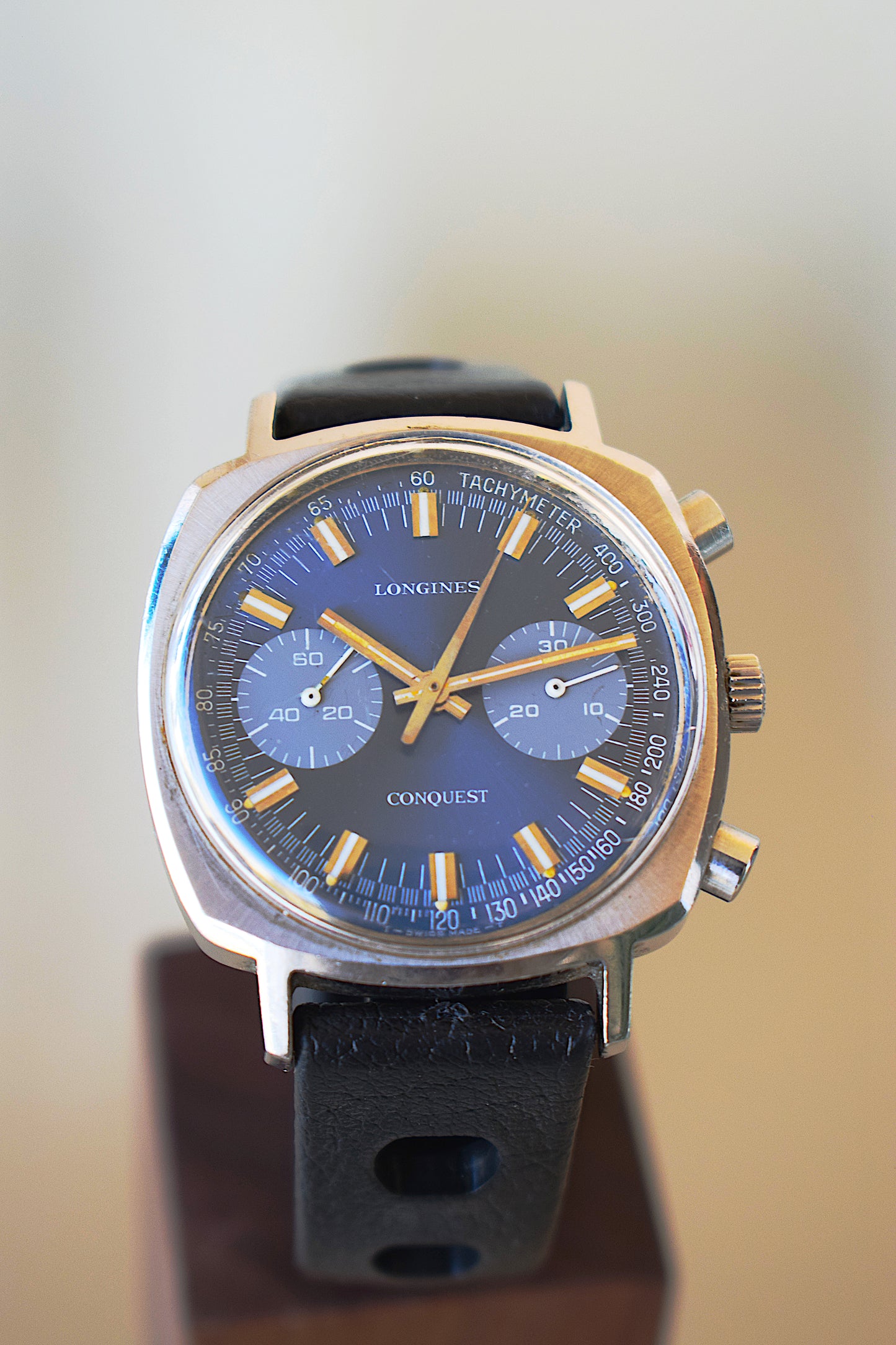 Longines Conquest Flyback 1543-1, con caja y garantía