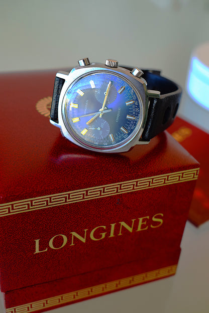 Longines Conquest Flyback 1543-1, con caja y garantía