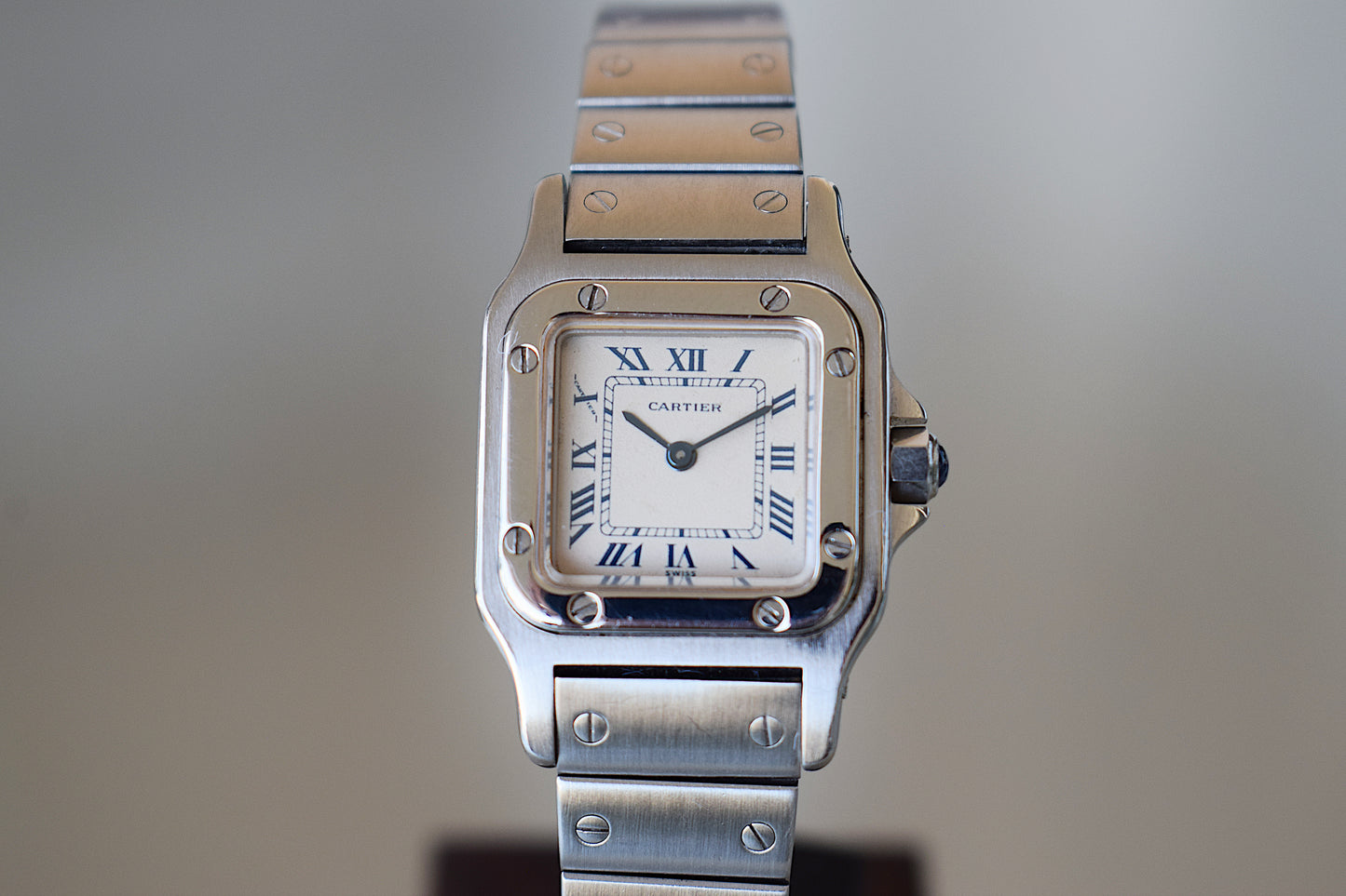Cartier Santos Galbée Lady, con caja