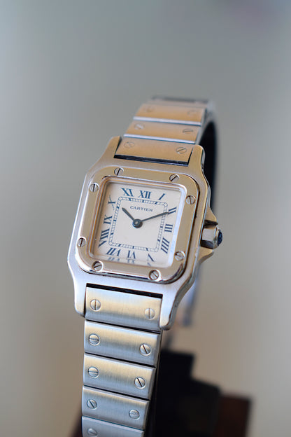 Cartier Santos Galbée Lady, con caja