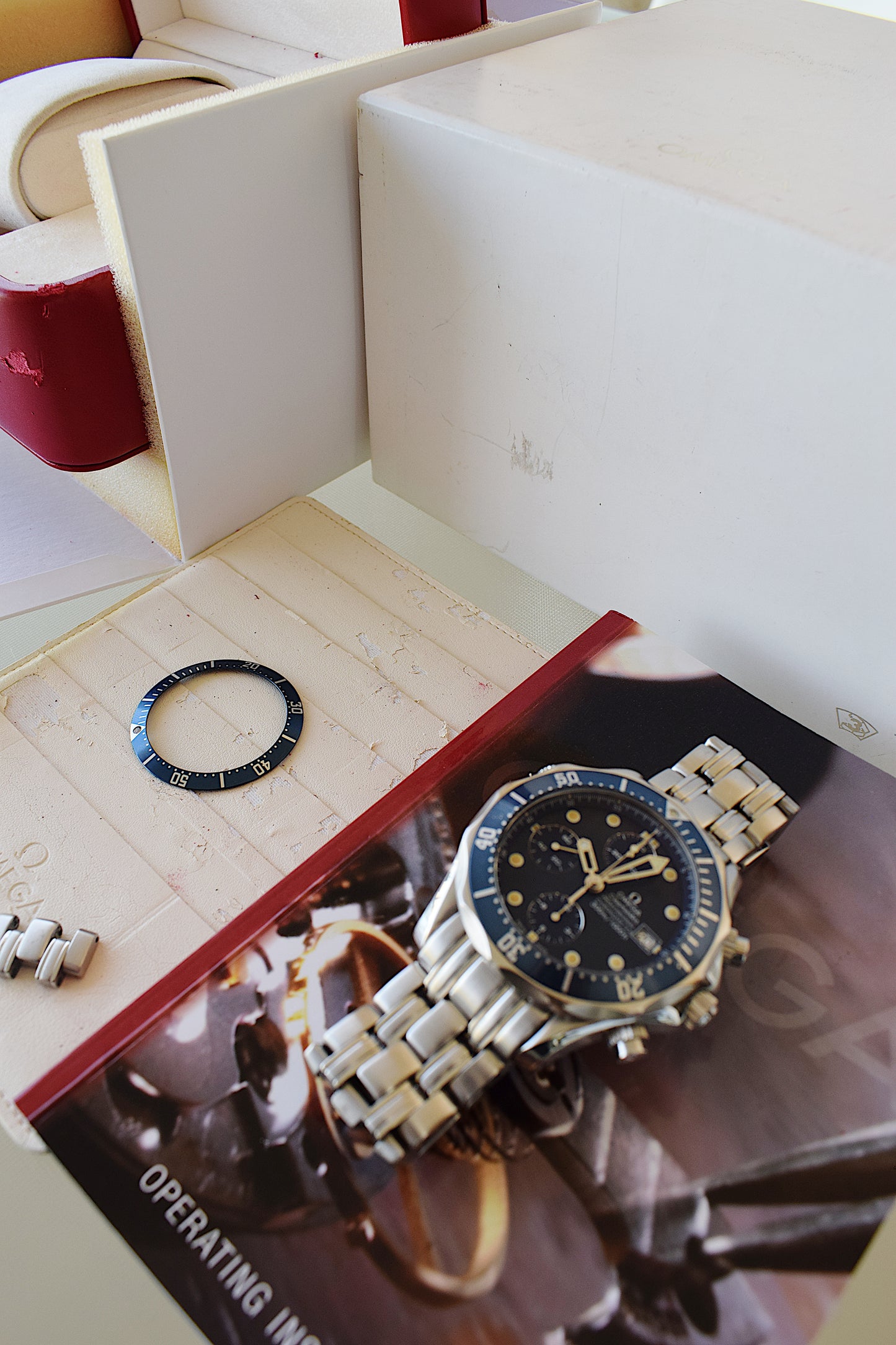 Omega Seamaster Chronograph Professional 300, con caja
