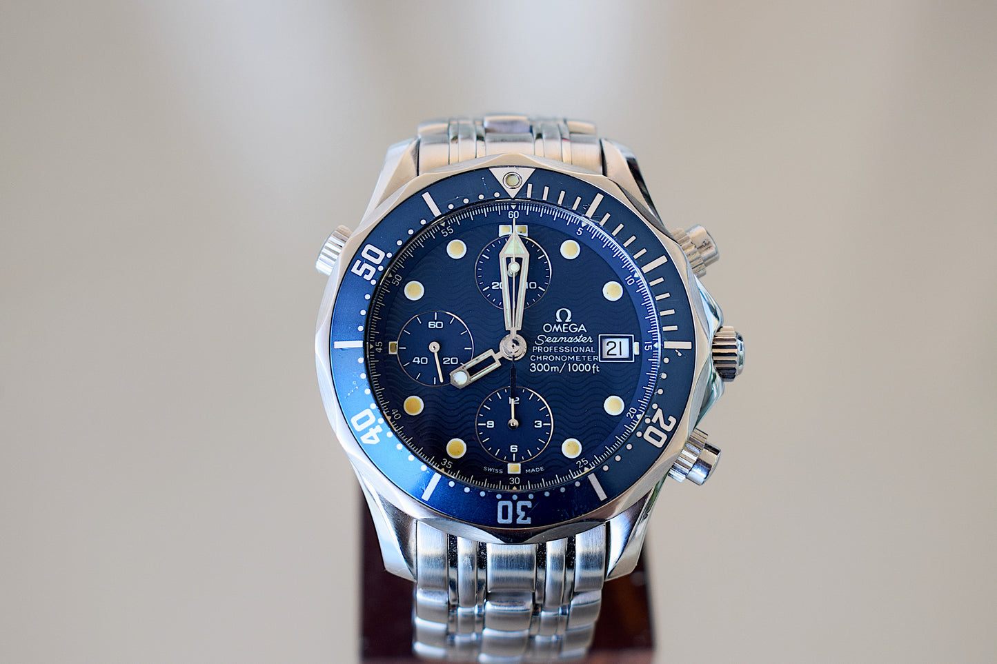 Omega Seamaster Chronograph Professional 300, con caja