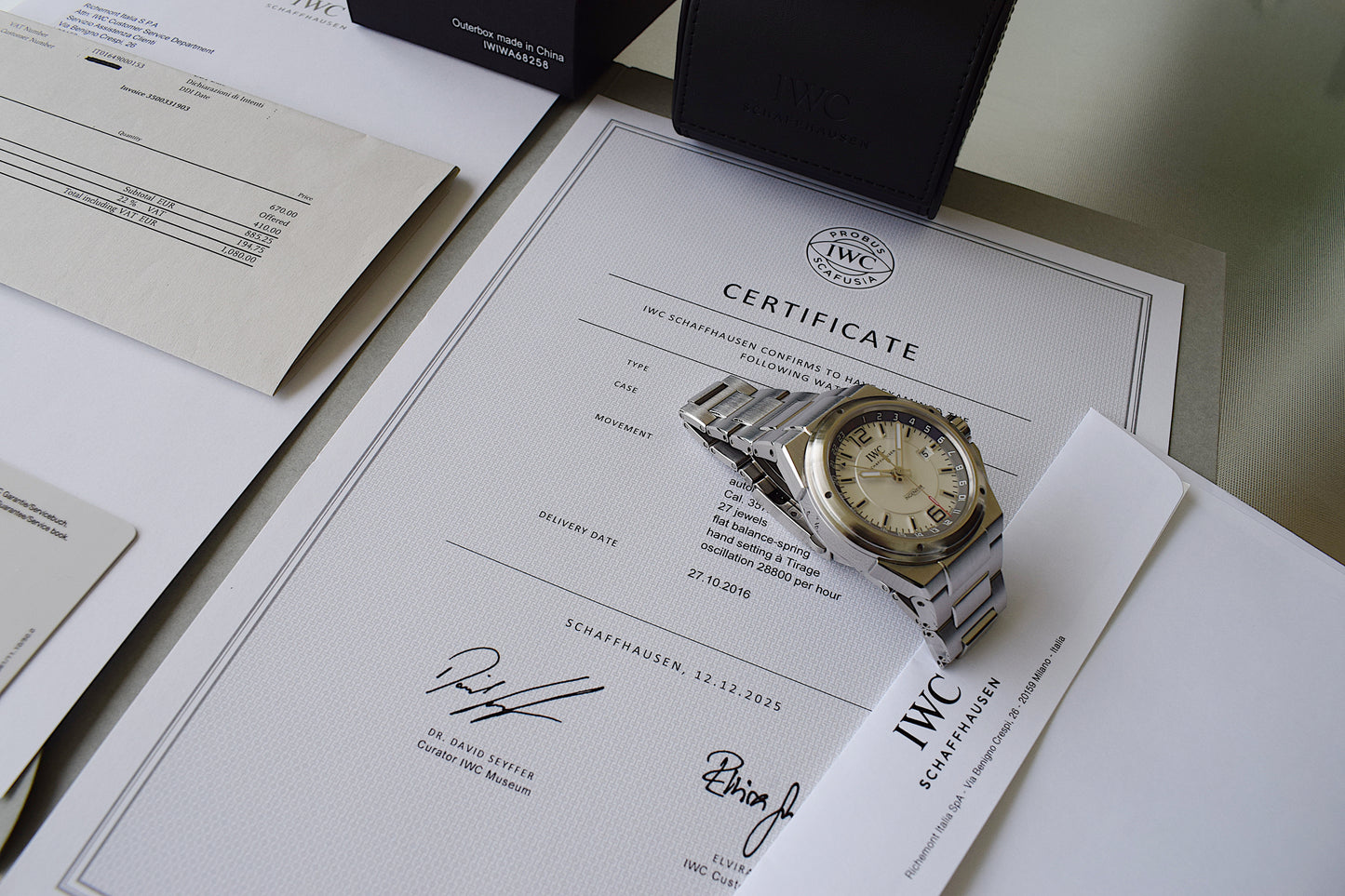 IWC Ingenieur Dual Time, full set